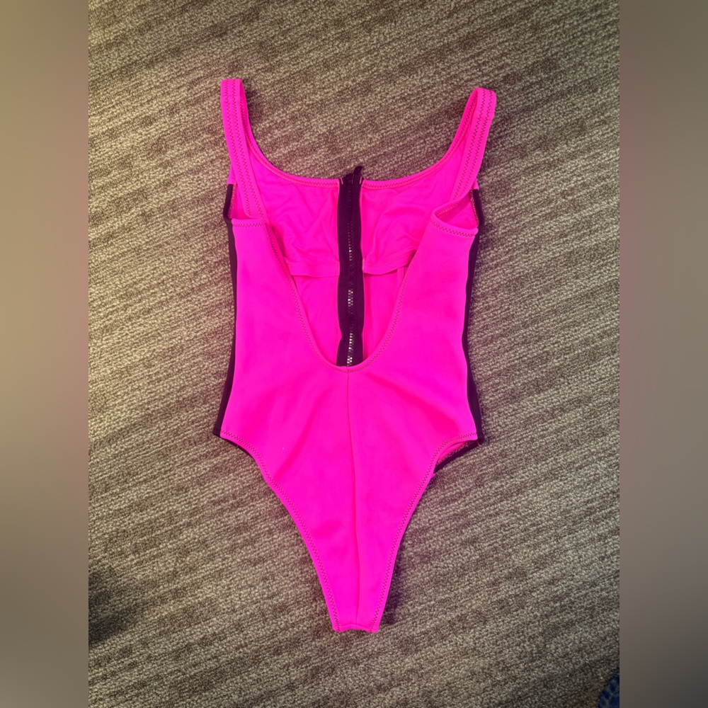 Body Glove Pink and Black One-Piece Swimsuit - Picture 2 of 3